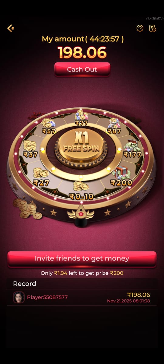 In7 Game App interface for online play, casino games, and rewards